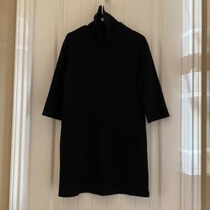 Zara black turtleneck dress